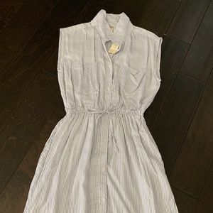 *NEW* Striped Tie Waste Dress w/ Pockets